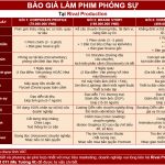 Báo giá làm phim phóng sự