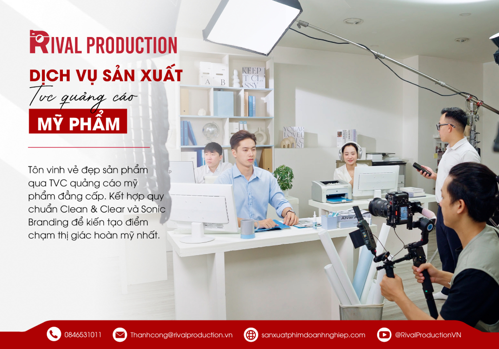 Dịch vụ sản xuất làm TVC quảng cáo mỹ phẩm