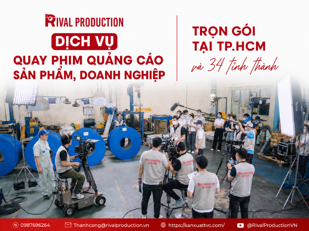 Công ty dịch vụ quay phim quảng cáo sản phẩm, doanh nghiệp,.. uy tín chuyên nghiệp